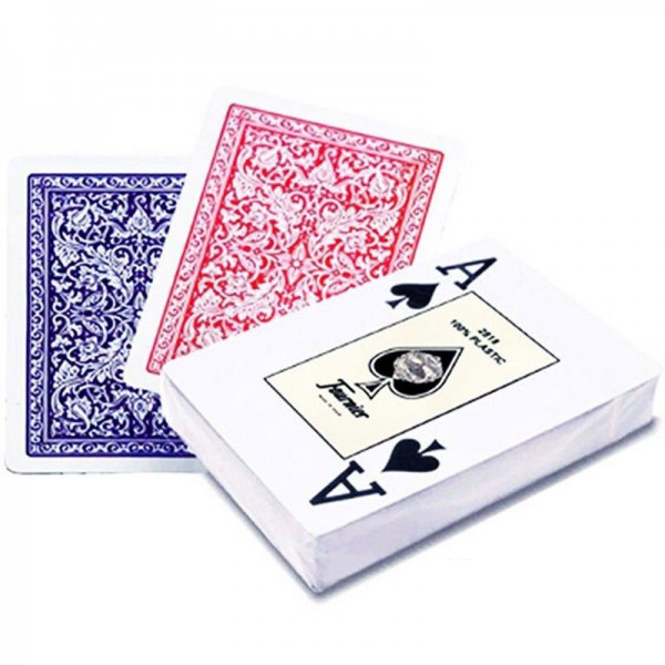 Fournier 2818 Plastic Playing Cards Poker Cheating Magic Poker contact lenses