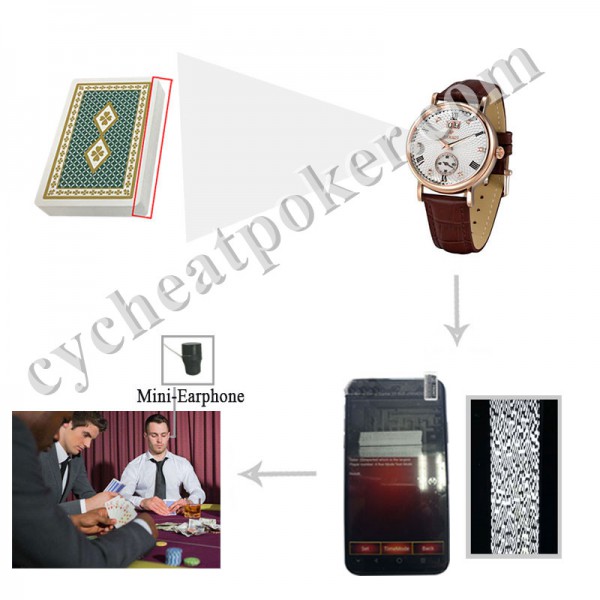 Smart Bracelet Poker Scanner cheating playing card device