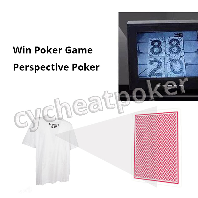 Clothes Zipper poker Scanner cheating cards scanning camera