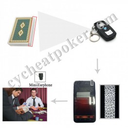 Car Key Poker Camera scan Invisible barcode playing card for anti cheat at poker