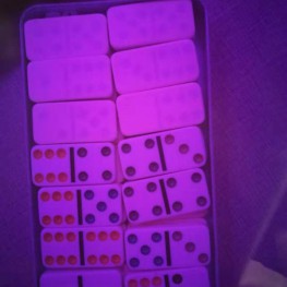 Invisible ink Marked mahjong And dominoes With contact lenses use cheating