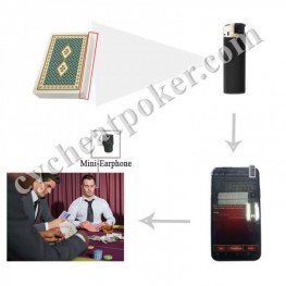 Lighter hide Poker mini camera Scanner use for marked poker prediction cards