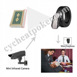 Leather Belt Poker Camera Magic gambling cheat in Casino