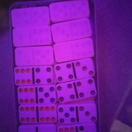 Mahjong cheating device Marked with Invisible Ink only see by Contact Lenses