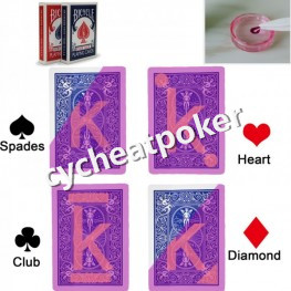 Poker Cheat Invisible ink Marked Card With Contact lens Use For Gamble Cheat Perspective Poker Lens