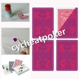 Fournier 2818 Plastic Playing Cards Poker Cheating Magic Poker contact lenses