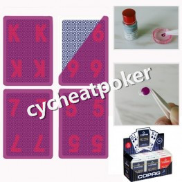 Poker luminous ink poker anti cheat card For Contact Lenses Copag jumbo 4 index