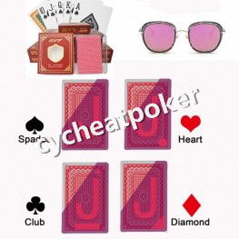 Marked card contact lenses Mastery cheat poker playing cards magic card