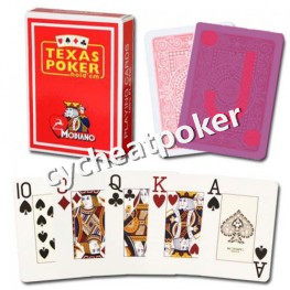 Modiano Texas Holdem naipes 100% plástico póker ver a través de lentes de contacto señales de tinta