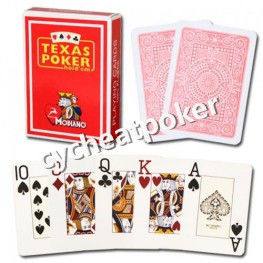 Modiano Texas Holdem naipes 100% plástico póker ver a través de lentes de contacto señales de tinta