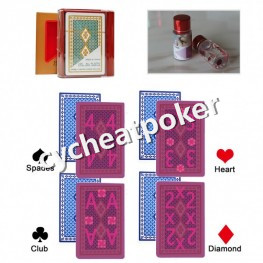 UV contact lenses Cheat at Poker Japanese Marked Card for Cheat Poker magic tricks prop