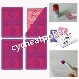 Invisible marked poker for UV Contact Lense Marked Cards poker win in Fournier Plastic Playing Cards