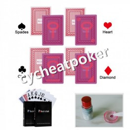 poker club marking cards with invisible ink for IR contact lenses win in playing cards