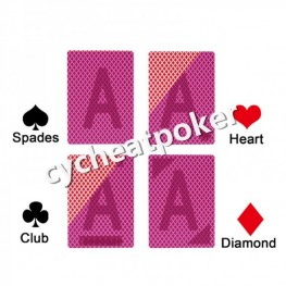 Perpsective card Texas Hold'Em for Infrared contact lens marked card cheat in poker