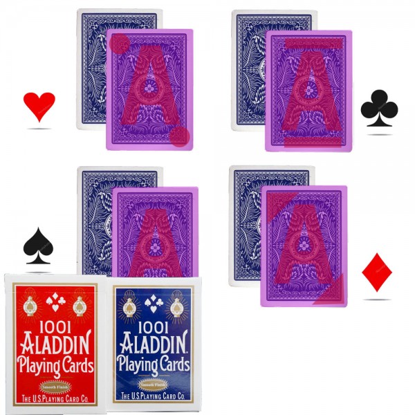 ALADDIN poker cheating device marked cards with UV Contact Lenses cheat in poker anti gambling cheat