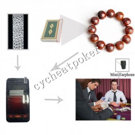 Beaded poker bracelet hide x ray lens for iphone Scanner win Yaniv