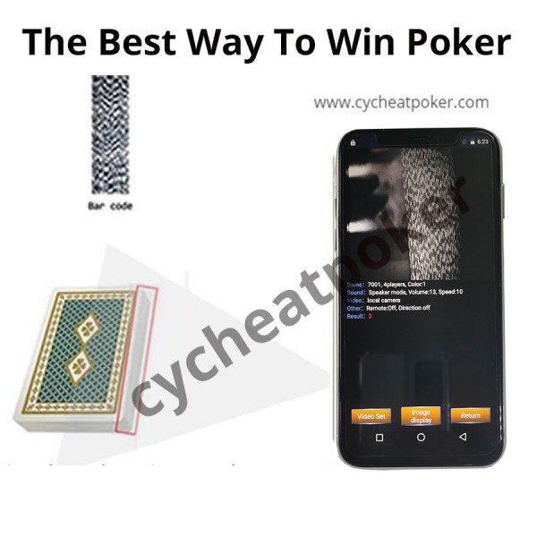 Iphone 11 cheat in general card poker cheating device read non Marked Card